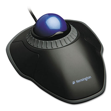 Kensington® Orbit Trackball With Scroll Ring, Usb 2.0, Left-right Hand Use, Black-blue freeshipping - TVN Wholesale